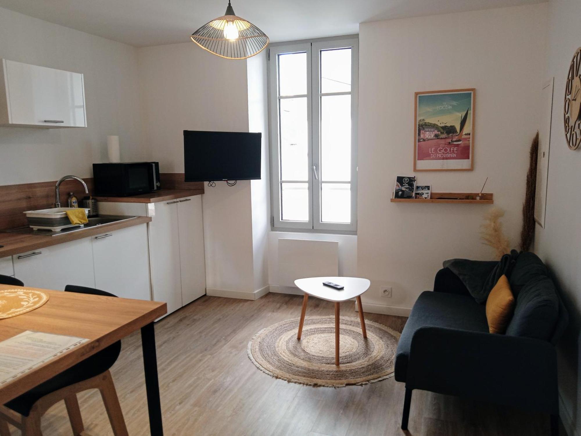 Les Studios De La Gare Linge Cafe The Inclus Wifi Vannes Ruang foto